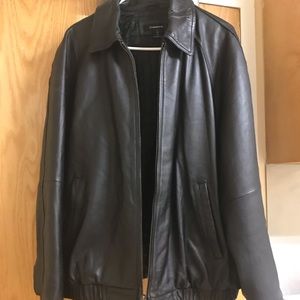 Mens Colebrook leather jacket